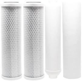 Replacement Filter Kit Compatible with Watts W-525 RO System - Includes Carbon Block Filters, PP Sediment Filter & Inline Filter Cartridge - Denali Pure Brand