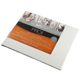 Fredrix PRO Series Archival Cotton Canvas Board, 8" x 10", White