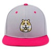 JPAK Happy Hamster with Nut Hip-Hop Snapback Hat Embroidered Baseball