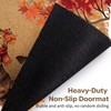 Fall Door Mat - Autumn Cat Welcome Mat, Funny Doormats