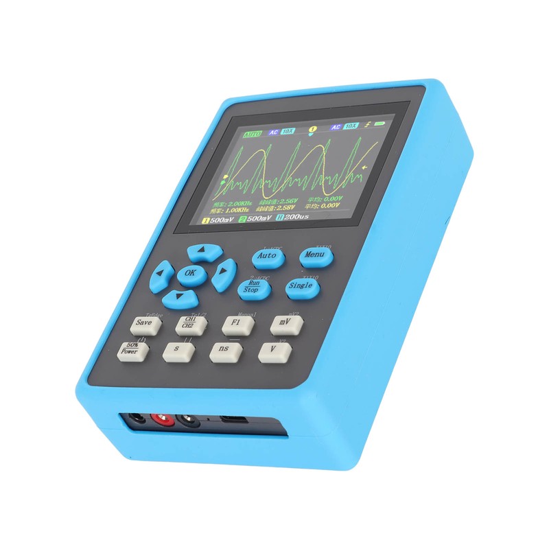 Handheld Oscilloscope 2 Channel 120MHz Bandwidth 2.8in LCD Backlight Display