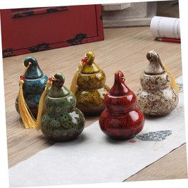 FUNOMOCYA 2pcs Tea Leaves Canister Vintage Portable Storage Jars for Tea Spices Powders Elegant Design for Home Office Airtight Storage Containers