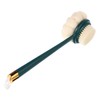 COLLBATH Dual-sided Soft Bristle Bath Brush with Handle Back Scrubber