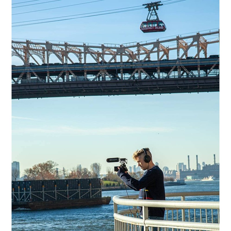 Zoom WSS-6 Foam Shotgun Microphone Windscreen Black with Zoom Logo