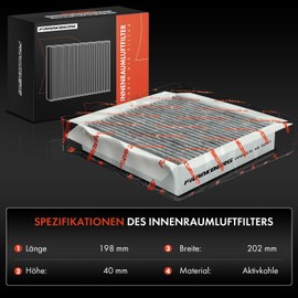 Frankberg Cabin Air Filter Replacement # 0001110V004