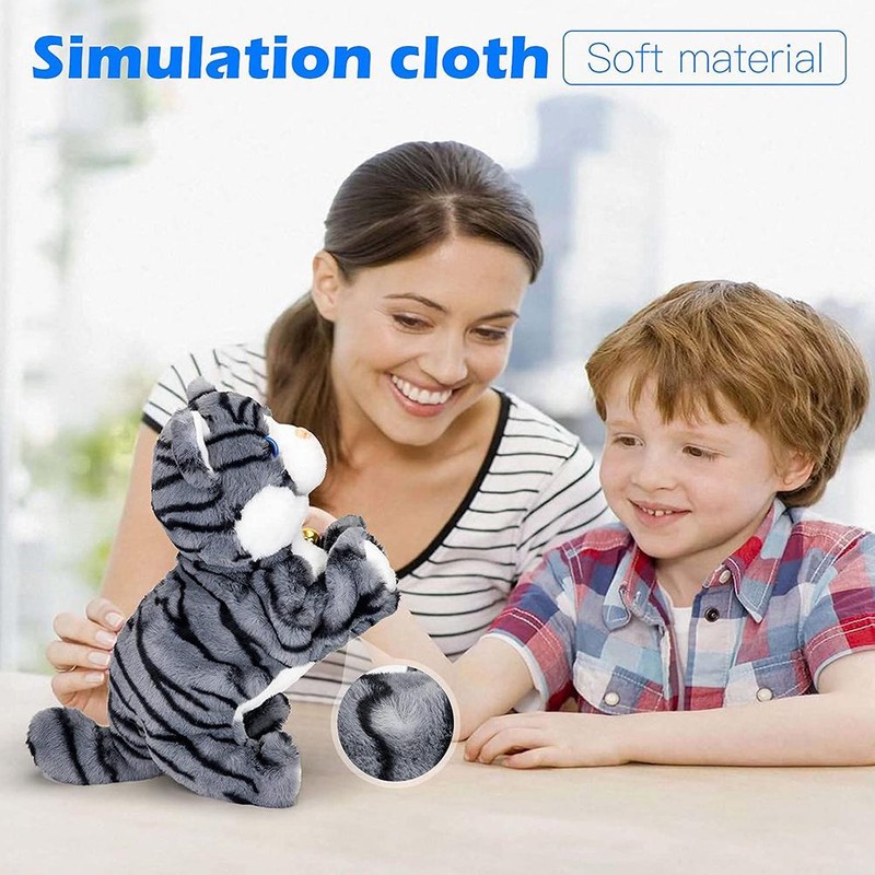 Interactive Toys Electronic Plush Pet Robot Cat Toy Voice and