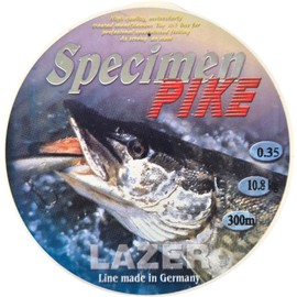 LAZER LINE Hecht Monofil Angelschnur 300m Dia 0,35mm Test 10,8kg - Grün Schnur - Barsch & Zander Angel - Spinner Angeln - Raubfish Rig - Monofilament Angelsehne - Nylonfaden Vorfach – Vorfachschnur