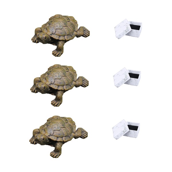 WOO MANTO Turtle Figurine 6.5 cm Long - Small Animal
