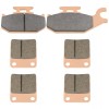 Caltric Brake Pads for Yamaha Kodiak 400 YFM400 Front Rear