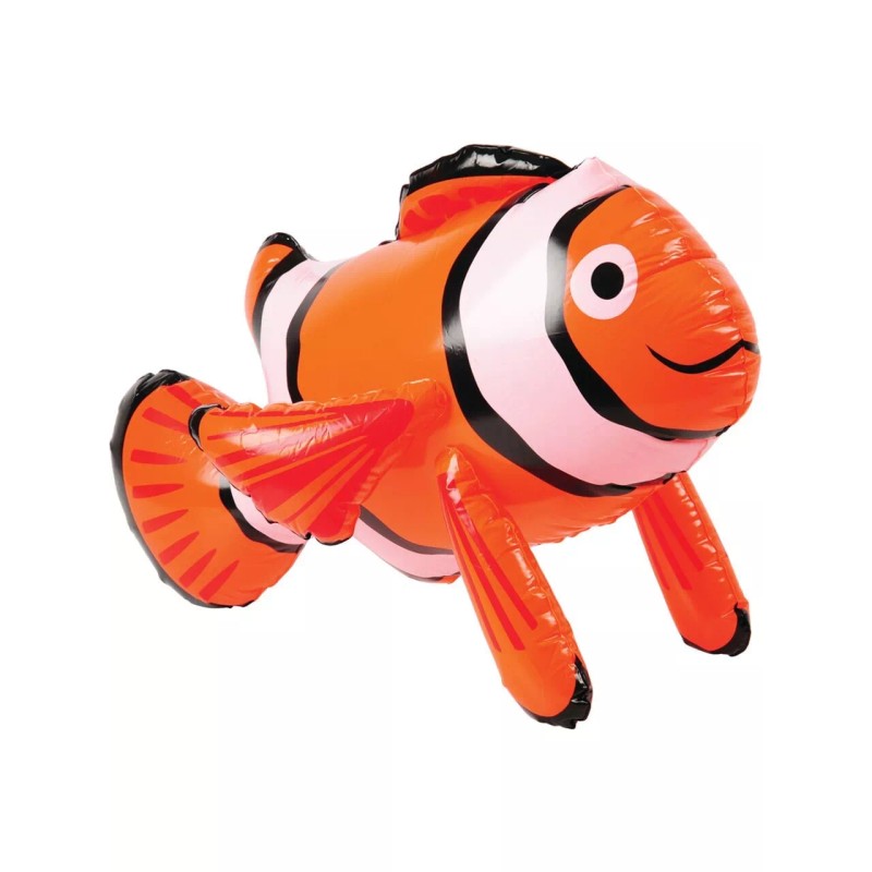 Kid Fun New 25” Inflatable Clown Fish Pool Toy