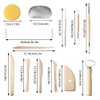 Nuts OT nuts Clay Tools 13 Pcs Pottery Tools Kit