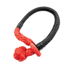 Soft Shackle 3/8 inch 39,600 lb Breaking Strength Light Weight with Protective Sleeve, Ideal for Off Road Recovery with Trucks ATV UTV and More