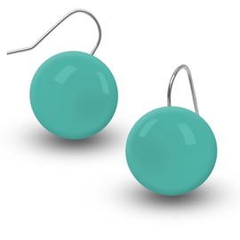 Soul-Cats 1 Pair of Acrylic Ball Earrings for Women Girls in Various Colours, Acrylic, Pearl