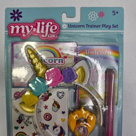 My Life as 18" Doll Unicorn Trainer Play Set Accessories New Gift Stickers
