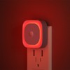 YUNLEX 2 Pack Plug in Red Sleep Night Light with