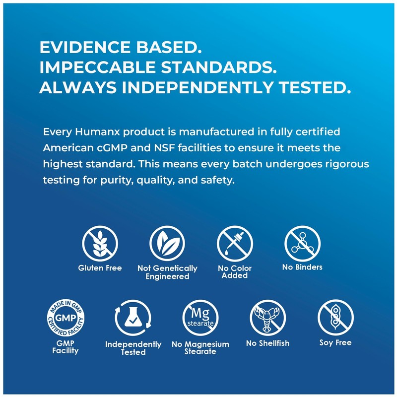 HUMANX Lactobacillus Gasseri & Reuteri+ 20 Billion CFU Plus Organic