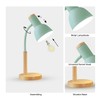 OKSANO Desk Lamp, LED Reading Lamp in Classic Wood Design,