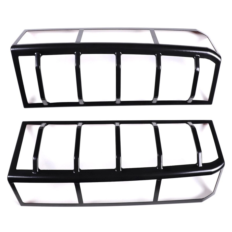 cartiangous Carbon Steel Tail Light Lamp Grille Protective Cover Fit
