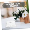 CAXUSD Ring Bearer Basket Embroidery Accessories Engagement Ring Pillow Pearl