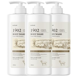 Märgent Goat Milk Protein Shampoo 2000ml / 메르헨트 산양유 우유 단백질 샴푸 2000ml X 3개 대용량 약산성 청소년 사춘기 미용실 정수리냄새 밀크 프로틴 - 산양유 밀크 프로틴 바디워시 2L X 3개