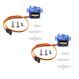 4Pcs SG90 Micro Servo Motor 180 Degree SG90 9G Gear Motor Control for Arduino Raspberry Pi RC Car Toy Robot Helicopter Airplane Controls Car Boat DIY