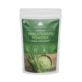 SAPTAMVEDA Premium Wheatgrass Powder (8.81 Oz/250 Gm)