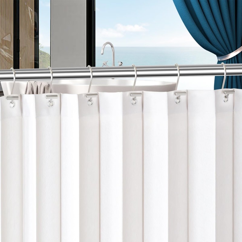 Gracelife Shower Curtain Decorative Hook Modern Square T Bar Shape