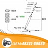 Yukauto Rear Bump Stops, Fit for Toyota 1998-2003 Sienna Rear