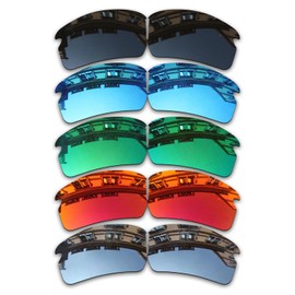 Vonxyz Set of 5 Lenses Replacement for Oakley Flak 2.0 OO9295 Sunglass Combo Pack
