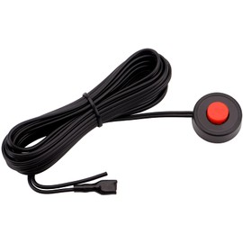 12V Air Horn Wiring Kit with AOLIHAN Horn Button Switch Horn Wiring Harness Relay Kit for Car Truck Grille Mount Blast Tone Horns (red Button and Wire)