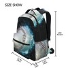 Dussdil Baseball Ball Kids Backpack Backpacks Back Pack for Boys
