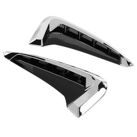2 pieces car mudguard side air vent cover trim sticker decoration fit replacement for X5 F15 14-18