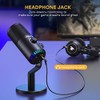 MAONO Micrófono USB para juegos para PC, micrófono condensador programable