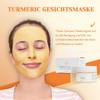 Shefave Kurkuma Vitamin C Ton-Maske, Turmeric Gesichtsmaske Tonerde Maske für