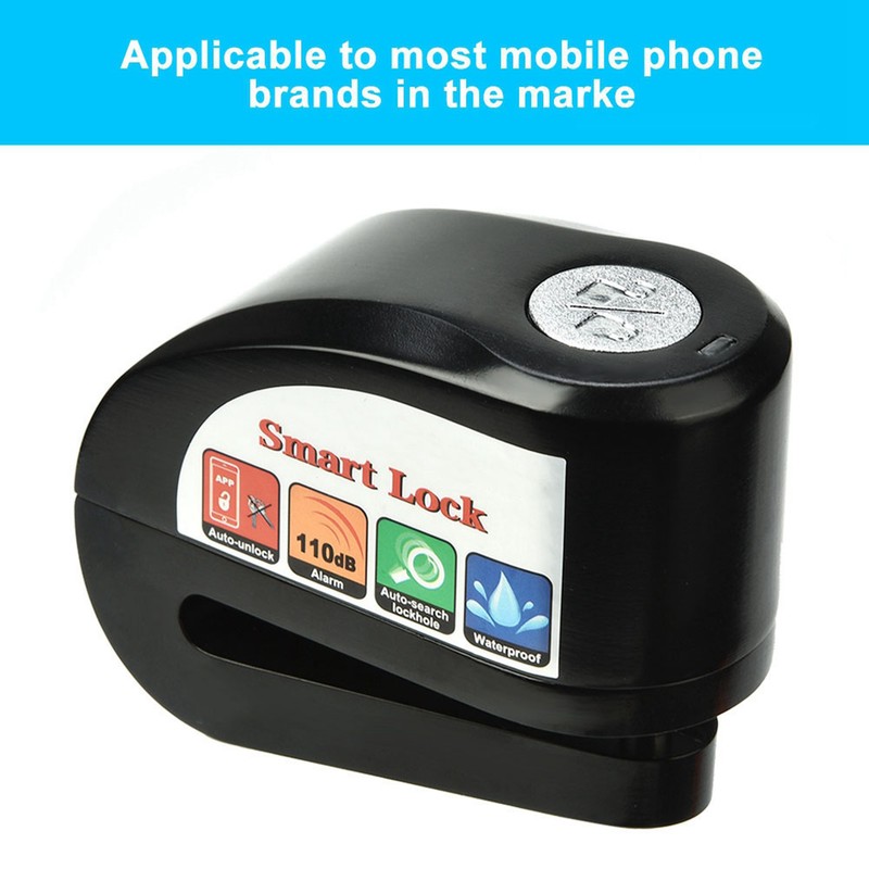 Y801 Smart Bluetooth Motorcycle Bicycle Lock APP Keyless Auto theft