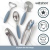 Wiltshire Colour Rush Swivel Peeler, Chrome Plated, Anti-Slip Comfortable Soft