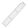Niigata Seiki SK CAGS-15KD Acrylic Square Ruler, Made in Japan,
