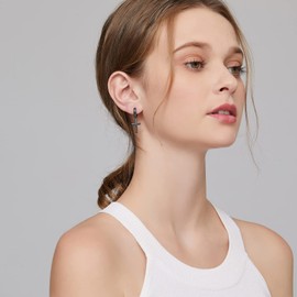 Mens Earrings Men Cross Earrings Black Cross Earrings for Men Black Cross Drop Earrings Black Cross Dangling Earrings for Men Hoop Cross Black Earrings for Men Black Dangle Cross Earrings Silver Cross Earrings Black