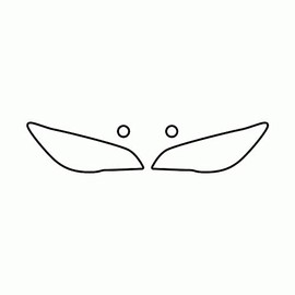 Clear Protection Film for Subaru Legacy 4-door Saloon - 2015 to 2019 - Headlight protection film - PPF