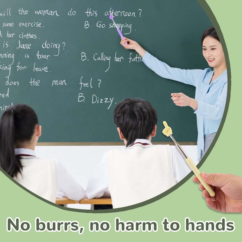 LAKJUOZ Pack of 5 Extendable Pointing Stick, Index Finger Rod,