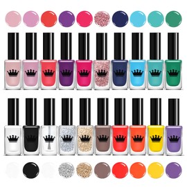 Beauty4Britain Beauty4Britain 20 Colour Nail Polish Set for Women 20 Different Rich Colours Quick Dry & Non Gel Nail Polish Deluxe Gift Box & 2 Bookmarks Included