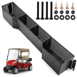 Roykaw Golf Cart Front Inner Basket Dash Storage/Tray Organizer for EZGO TXT - One Piece Solid Design