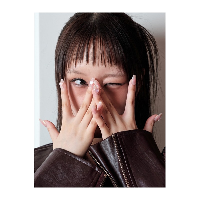 Reusable Nail Tip Peony (Coffin) / 리유저블 네일팁 피오니(코핀)