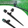 Drip Irrigation Emitters Sprayers for 1/4" Tubing, with Lock Barbed