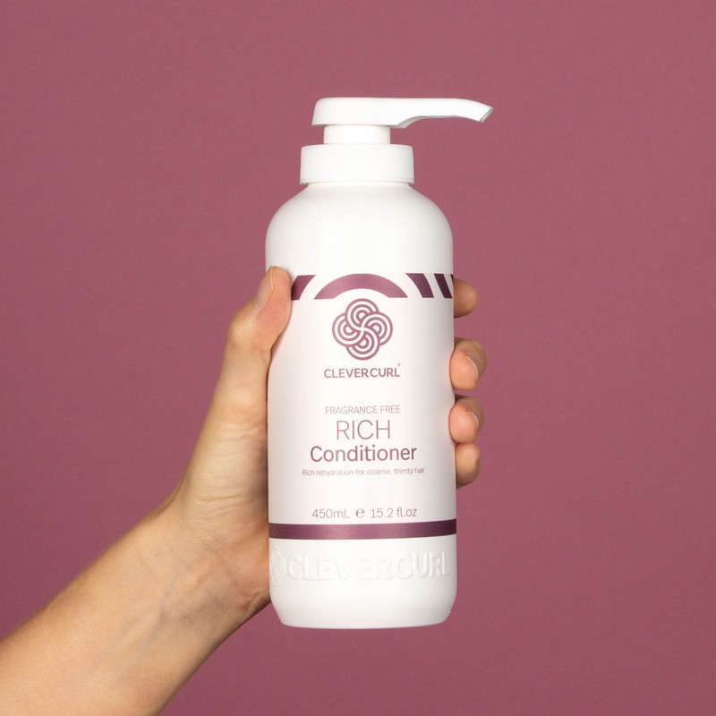 Clever Curl Fragrance Free Rich Conditioner 450ml