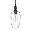AIBISOD Glass Pendant Lights for Kitchen Island 2 Pack, E26