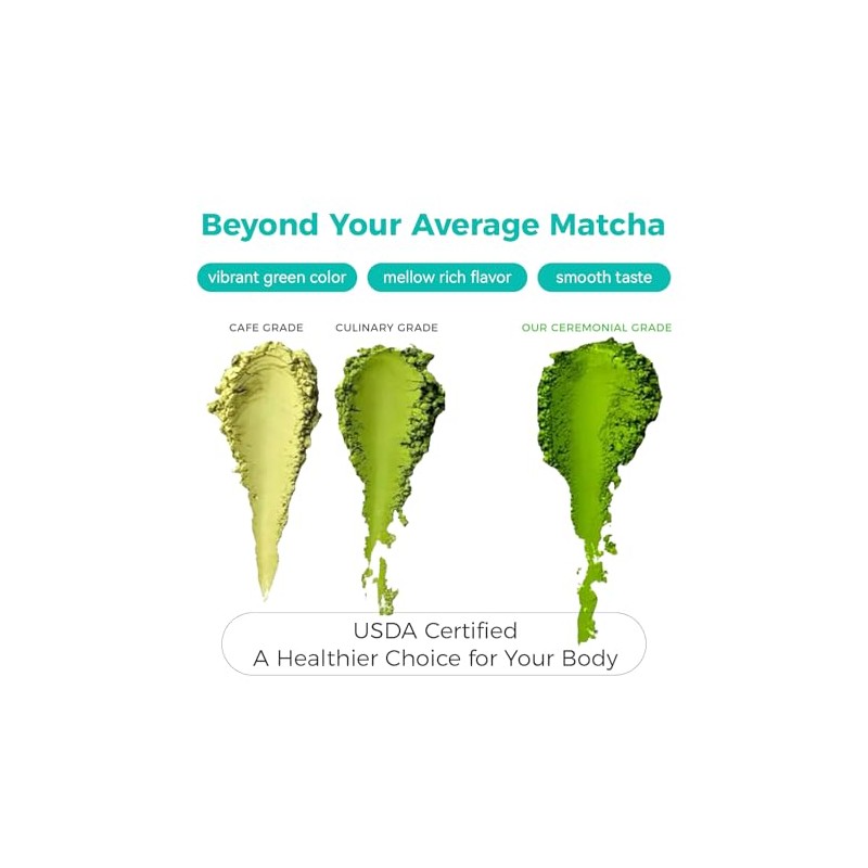 Emerail Organic Ceremonial Matcha Powder - 60g Gluten-Free