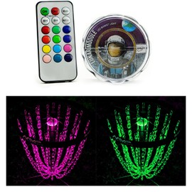 MVP Basket LED Lights for Night Disc Golf - Lunar Module with Remote
