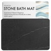 Stone Bath Mat, 23.7 x 15.4 inches, Quick Dry &
