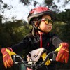 FEISHDEK - Guantes de trabajo de piel genuino para niños,